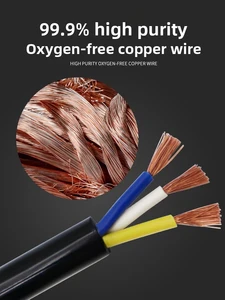 National Standard Spring Retractable Copper Spiral Power Cable 2-7 Core