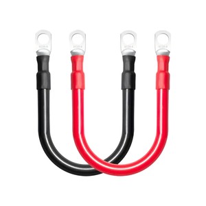 Battery Cable 4AWG Battery Power Inverter Cables 30cm Oxygen Free Copper Battery Cable For Car RV Boat Solar
