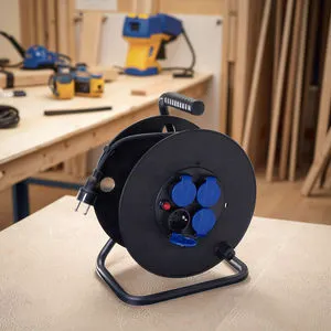 Factory Professional Home-use IP44 50 Meter Cable Reel Price50m Cable Reelpower Cord with Plug