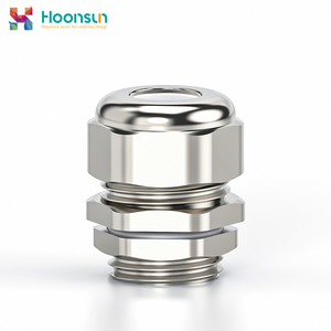 Waterproof IP68 Low Voltage Industrial Cable Gland Metal Connector Wire Joints Brass Material For M12-M63 Thread Range