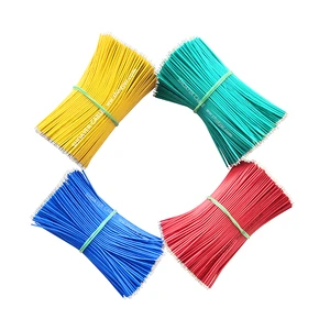 SY STOCK Free Sample 24AWG O.D.1.0mm Green Electronic PTFE Cut Off Wire Harness