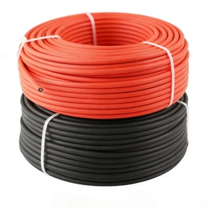 TUV Approved Solar Cable 4mm 6mm PV Cable Pure Copper Wire for DC Solar Panel Connection