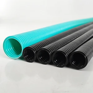 Electrical Flexible Plastic Spiral Conduit Roll Corrosion Preventive Outer Conduit Cable