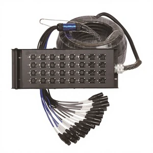 Route 32 Multi-channel XLR Multi-core Signal Cable PVC Jacket Stage Performance Junction Box Audio Cable 50m