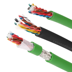 5 Core Servo Motor UVW Power Cable Cable AC Servo Motor Leadshine Servo Encoder Cables