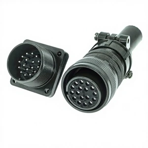 MIL Spec 5015 Servo Motor Connector MS3102A MS3106A MS3108A 20-29S 20-29P 17 Pin Amphenol MS5015 Circular Connector