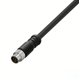 M8 8-Pin 6-Wire Industrial Camera Power and I/O Cable with Open Ends for Industrial Cameras