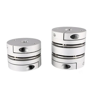 Aluminum Alloy Double Diaphragm Disc Flexible Coupling Servo Motor Ball Screw Elastic Large Torque Connector