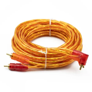 High Quality Car Audio Rca Cable AmplifierHigh Quality Ofc Audio Signal Cable Rca Connector 1/3/5M