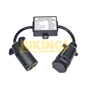 USA/EU Type Power Cables Trailer Connecting Cord Set Separated Brake Tail Light Circuit Copper Conductor PVC Insulation