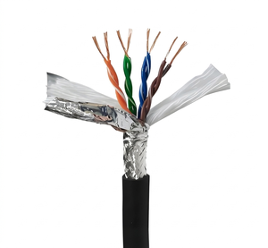 High-Flex Shielded Twisted-Pair Drag Chain Cable | 300V Robotic Control Wire | EMI-Resistant Signal Cable for Automation