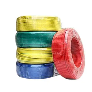 Flexible 450/750V PVC Insulated Solar Wire Ground Cable BVR BV 4mm-25mm Earthing for Solid Underground Electrical Wires