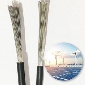 Solar Cable PV1-F-AC 0.6/1kV Stranded Tinned Copper Conductor DC Power Station Use Red and Black Wires IP67 Rated