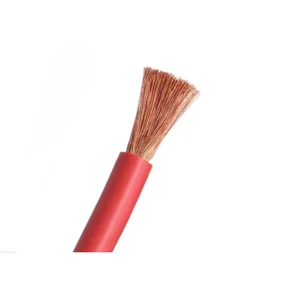Single Core Battery Cable for Welding Machines Low Voltage 450/750v 10mm-70mm Sizes Pure Copper Conductor with Rubber Insulation