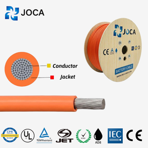 UL10269 Battery Cable 1000V DC Flexible Copper PVC Insulated IP67 30-Year Service Life PV Wire for Energy Storage System