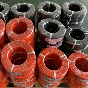 EU Stock 4mm2 6mm2 1000V 1500V Tinned Copper Dc Pv Photovoltaic Wire Cable for Solar Panels with High Quality
