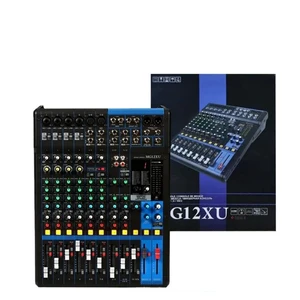 MG12XU Professional 12-Channel Digital Audio Mixer New Model Professional Audio Console with USB Connectivity Video & Lighting