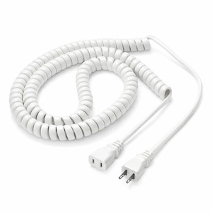1.5m Coiled PSE Plug Standard Insulated Extension Power Cable For Industrial Tools