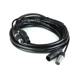 5M IP65 Waterproof 2-in-1 Power Signal Composite Cable 3Pin XLR Indoor/Outdoor Stage Wire 1PC