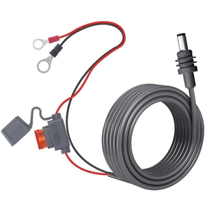 Starlink Mini Direct Battery Power Cable, 5m/16.4ft, 18 AWG w/ Fuse Holder, 12V-48V, Ring Terminals for RV/Boat/Solar.