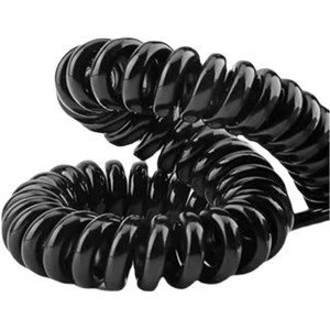 High Quality PVC Core Spiral Cable Spring Wire 2-4 Heart Telescopic Power Cord 6 Core 8x 0.3*0.75mm IP11 2.5m 10A Industrial