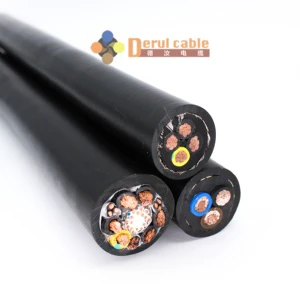 PUR/Rubber Sheathed Drum Reeling Power Cable for Port Crane
