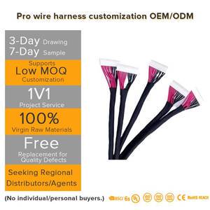 Flexible Industrial Wiring Harness and Encoder Cable Assembly for Robotics and Automated Production Line