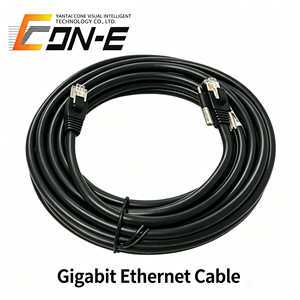 MV-ACG-RJ45s-RJ45-ST-3m/5m/10m PVC Shielded Standard Gigabit Ethernet Industrial Vision Cable with Stable Signal