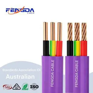 Fengda TPS Cable AS/NZS 5000.2 1.5mm 2.5mm 4mm 6mm 2 Core 3 Core Flat Twin And Earth Wires