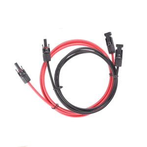 OEM for TUV Approved Solar Pv Cable Connector 6mm2 2.5mm 4mm Power Station DC Extension Power Cord Wire Electrical Components