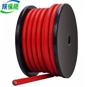 0 Gauge Wire OFC True 0 AWG Power Cable Stranded Copper Flexible Transparent Matte Blue 12V Car Audio Battery Cable