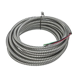 1569 MC Cable 600V PVC Insulated Stranded Copper Conductor Aluminum Armor AC Male End Power Cable Roll