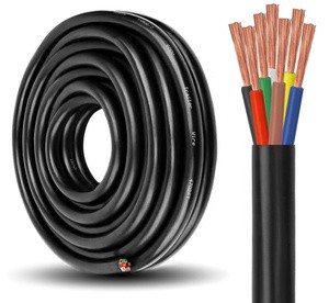 7Core PVC RVV Cable 7 Way Trailer Wire Heavy Duty 100% Pure Copper 7 Wire Trailer Cable Wiring Extension Cable