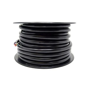PVC 7 Way Trailer Cable Electrical Wire Spool USA for Cars Pvc 100 Feet Black OEM Copper Insulated Wire Stranded Automotive Wire