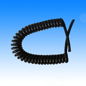 Custom Coil Coiled Spiral Cable, Spiral Cable, Cable Assembly