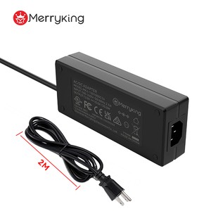 UL/cUL ETL Certified US 3-pin Plug 2M 3pin Power Cable 24V 5A 24V 10A 12V10 12V 15A Desktop Power Adapter for Motor