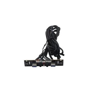 Computer Motherboard PCB Circuit Board Audio I/O Board Wire Dual USB 3.0 Front Panel Mounted Extension Cable