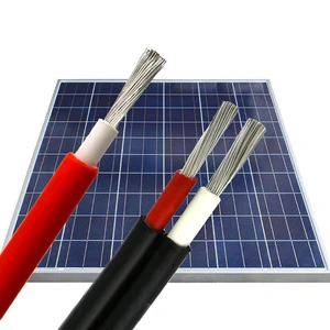 2.5mm 4mm DC Flexible Solar Battery Cable Tinned Copper Conductor PVC Insulated H1Z2Z2-K/PV1-F
