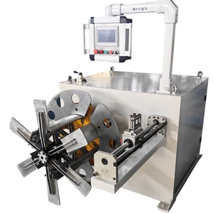 Reel Rewinding Machine 10/15mm Cable Coiling Equipment Metal Cable Take Equipment Automatic Operation Hand Crank/Pneumatic Type