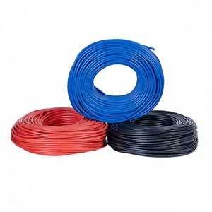 10AWG PVC Wire 10 Gauge 5.3mm² Tinned OFC 2KV High Voltage Rigid Power Lead For Induction Heating UPS Busbar Fixed Installation