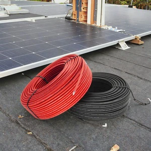 PNTECH XLPO Solar Cable 6mm2 High Quality PV1-F 1x6mm2 Solar Power Cable with TUV Certification