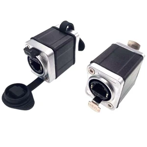 RJ45 Network Connection Converter Stage Audio Cable Extension Network Cable Dual-port Connector