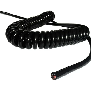 Portable Light Tower Coiled Cable 3\4\5\6 Core 0.75mm 1.5mm 2.5mm 4mm Mobile Lighting Tower Spiral Coil Cable