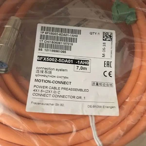 6FX5002-5DA01-1AH0 MOTION-CONNECT 500 power cable 7m Servo Cable PLC