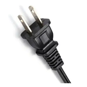 US American 2 Prong AC Power Cable