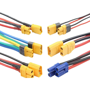 Custom Factory Tinned Copper Wiring Harness With Ptfe/nylon/pbt Insulation Adapter Connectors for Power Extension Assembly