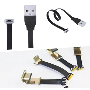 OEM Factory Flat Slim Thin Flex FPV FPC Cable 3.1 USB Type C Charging Data OTG 3A Fast Charging PVC Cameras Computers