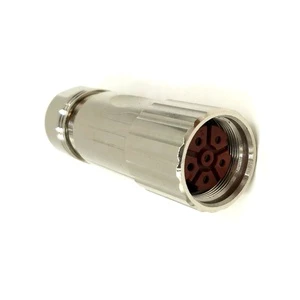 M923 Circular Connectors Power Straight Female Plug M23 Servo Motor Connector