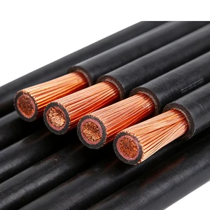 Rubber Welding Cable 10mm2 95mm2 Power Station Rubber Battery Welding Cable