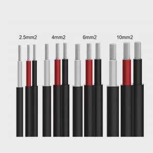 2.5/4/6mm² Tin-Plated Copper Solar PV Cable | UV-Resistant Photovoltaic DC Wire for Solar Systems